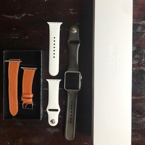 Apple Watch Series 1 -silver sport